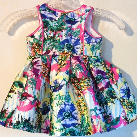 12m Baby Girl Pippa &‎ Julie Floral Dress Beautiful! - Picture 1 of 8